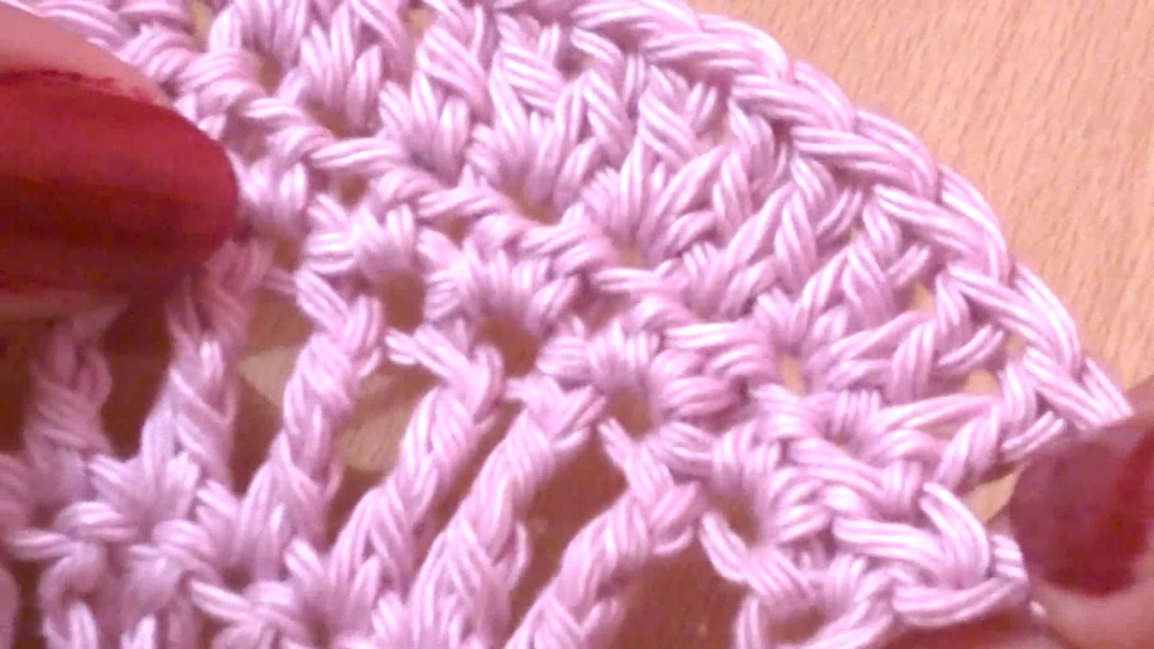 MALAYALAM CROCHET - DOUBLE CROCHET INCREASE
