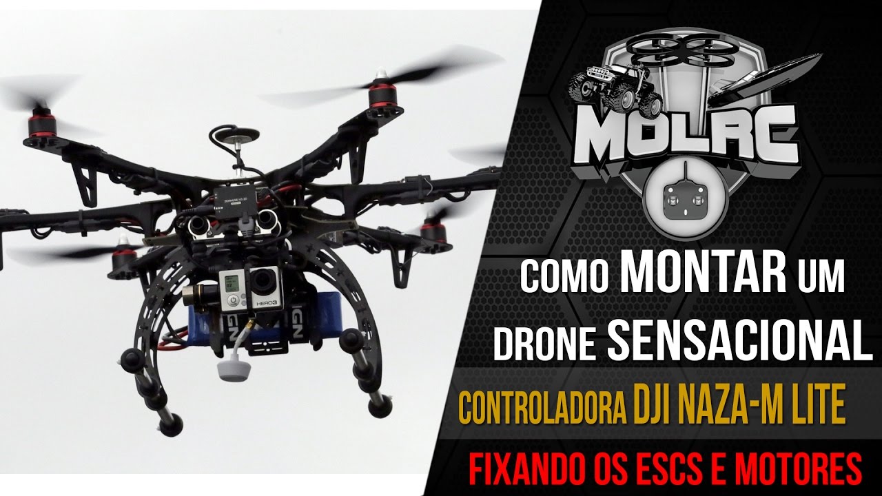 Como Montar um Drone SENSACIONAL: Fixando os ESCs e Motores