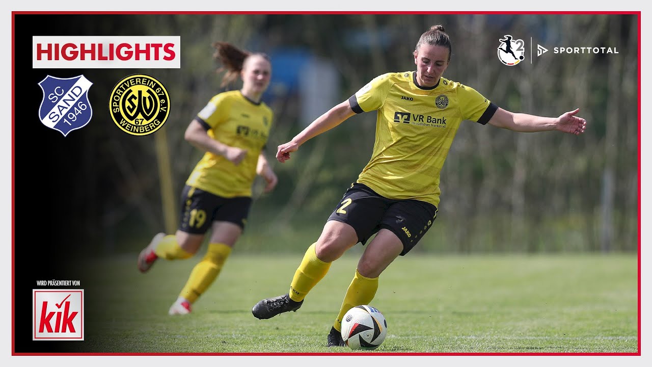 6-Tore-Kracher: Nächster Sieg für SC Sand? | SC Sand - SV 67 Weinberg | 2. Frauen-Bundesliga