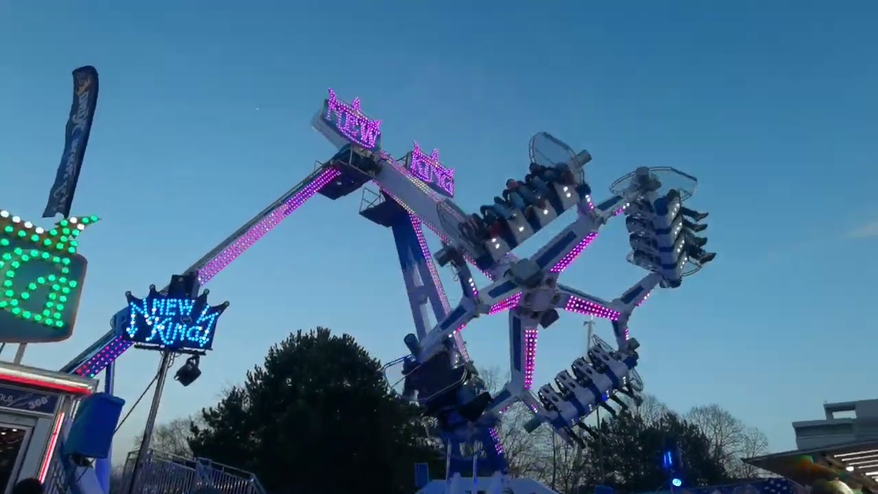Manège New King - Fête Foraine de Limoges 2024 ( fete foraine de Noël )