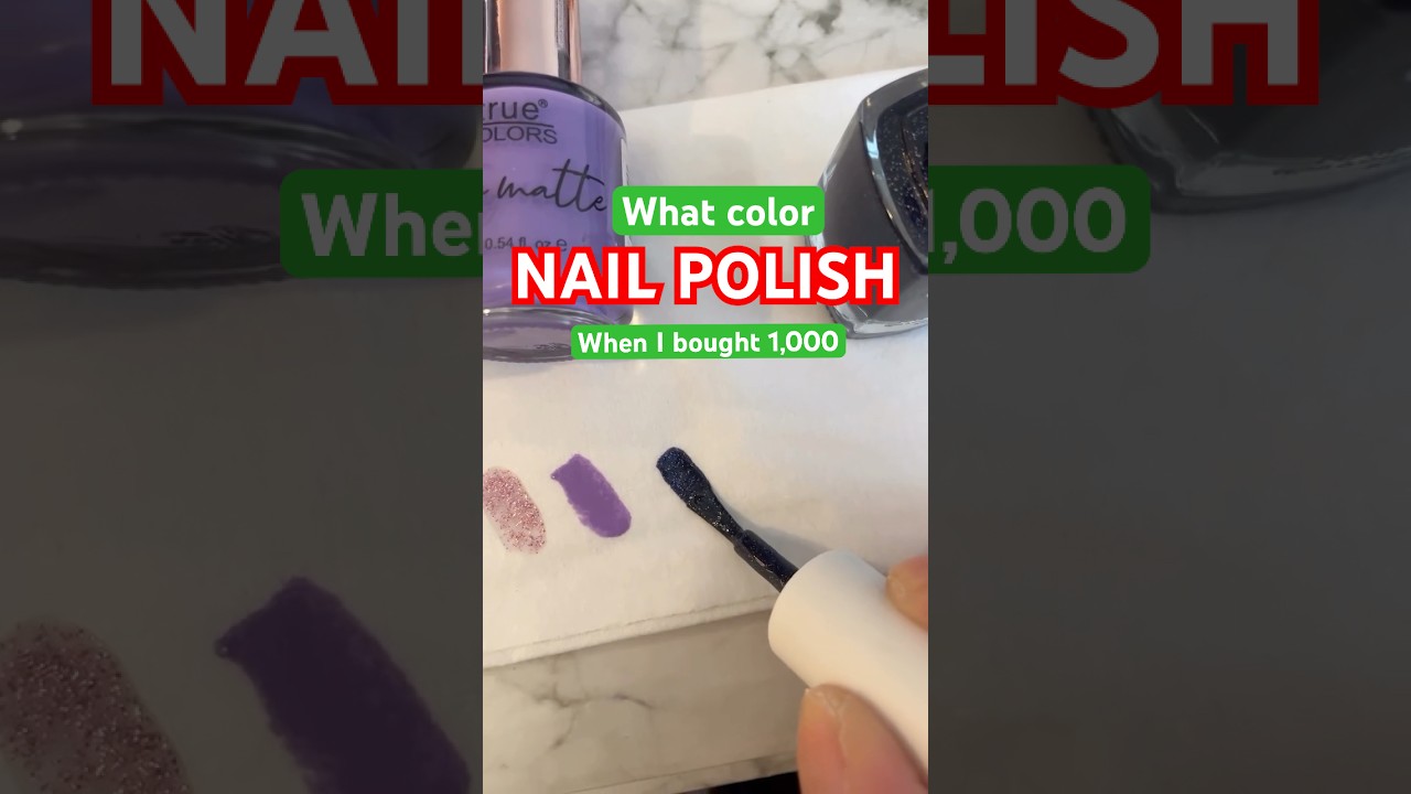 What color Nail Polish, when I bought 1,000??! Recycle! ♻️ ❤️Business was closing! #vancouver