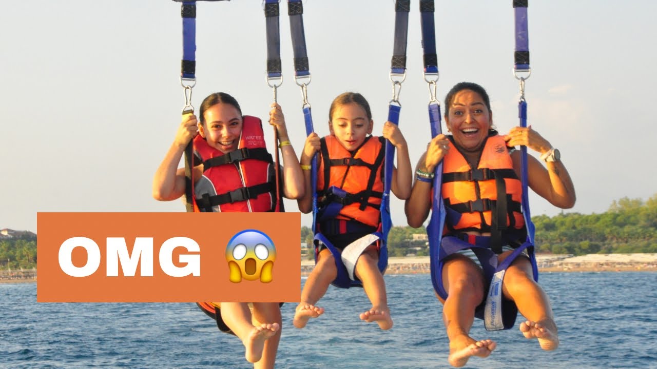 Parasailing in der Türkei   Familienurlaub Tag 2   Rosislife Vlog