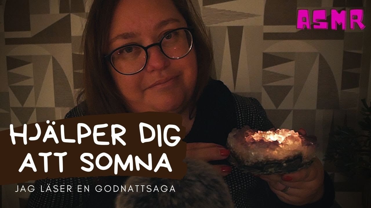 ASMR på svenska: Jag läser en godnattsaga