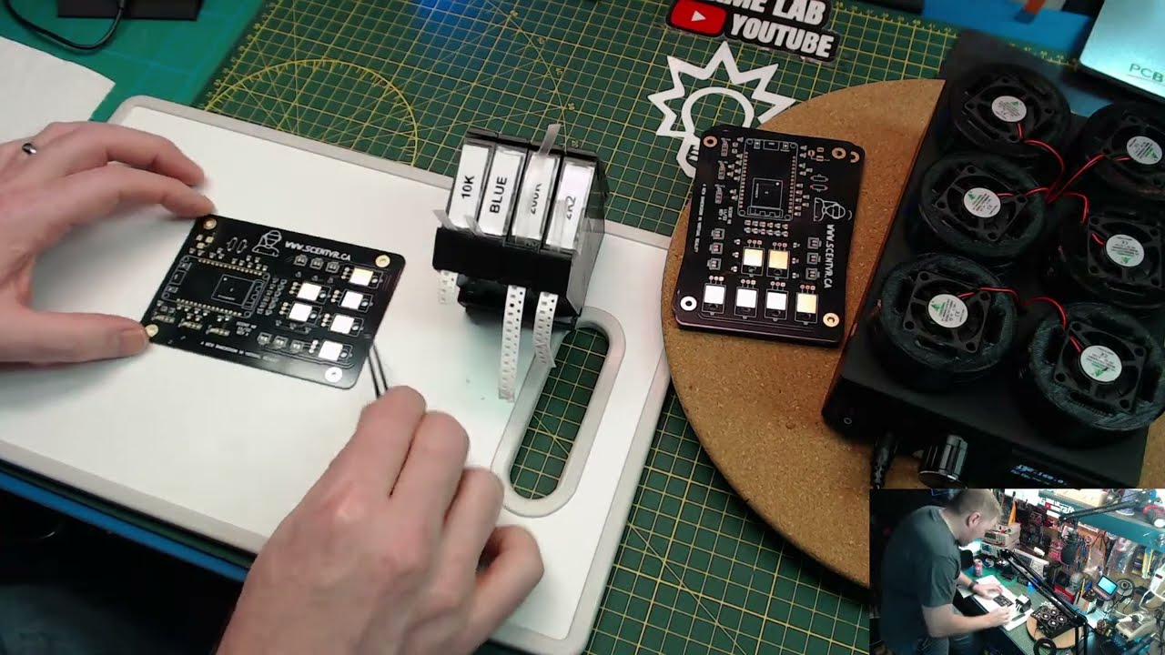 LIVE- Let's Build ScentVR!  Small Business Home Manufacturing Electronics, 3D Printing