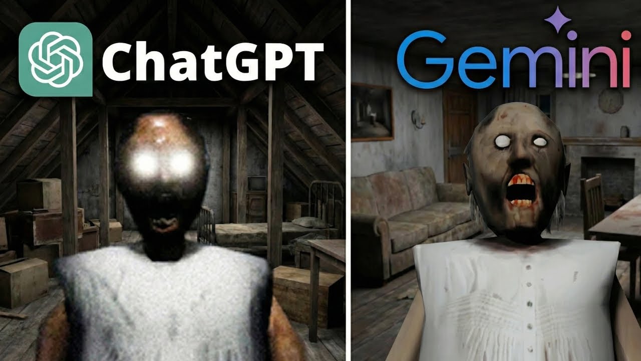 ChatGPT vs Gemini Criam Granny do Zero