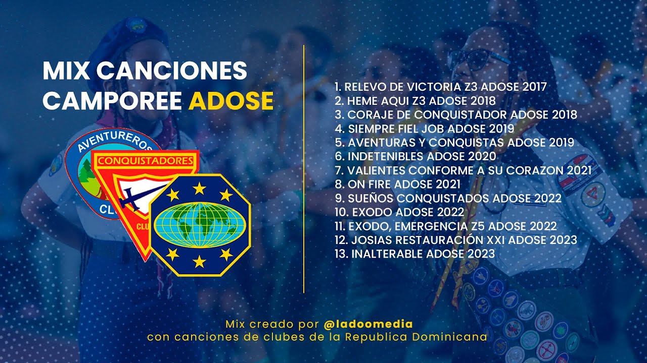 MIX CANCIONES DE CAMPOREE VOL 3 CONQUISTADORES