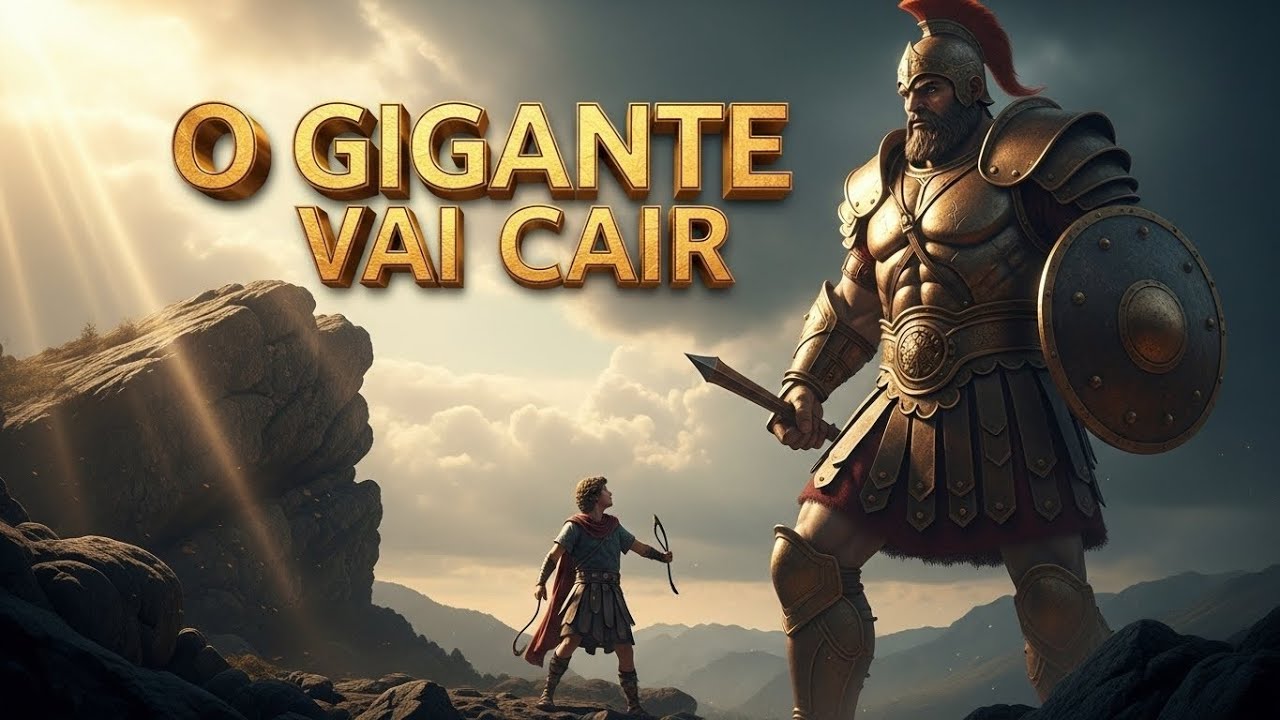 DAVI E GOLIAS: O Dia em que o Impossível Caiu | Rock Épico de Batalha - Fé