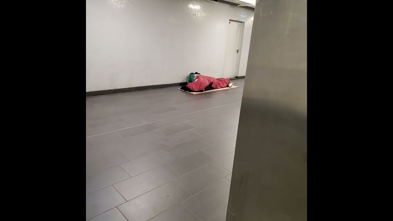 Sans abri dans le Metro # 3 d'Auber. Février 13, 2026. Vue Mme Mabiala aujourd'hui,  Assistante S.