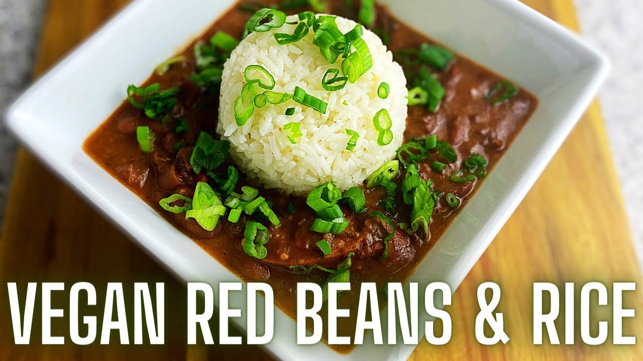 VEGAN RED BEANS AND RICE | Katie Makes It Vegan
