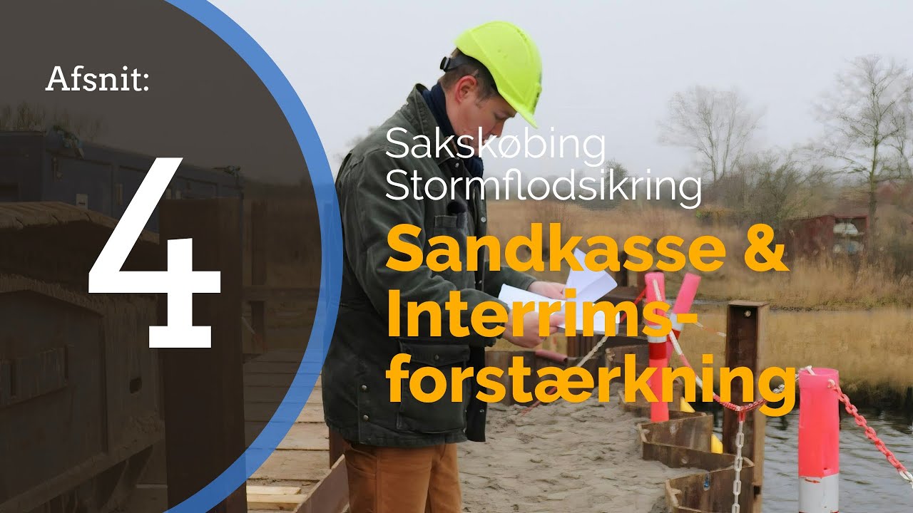 Afsnit 4: Sandopfyld og Afstivning af Slusecellen | #stormflod #byggeri