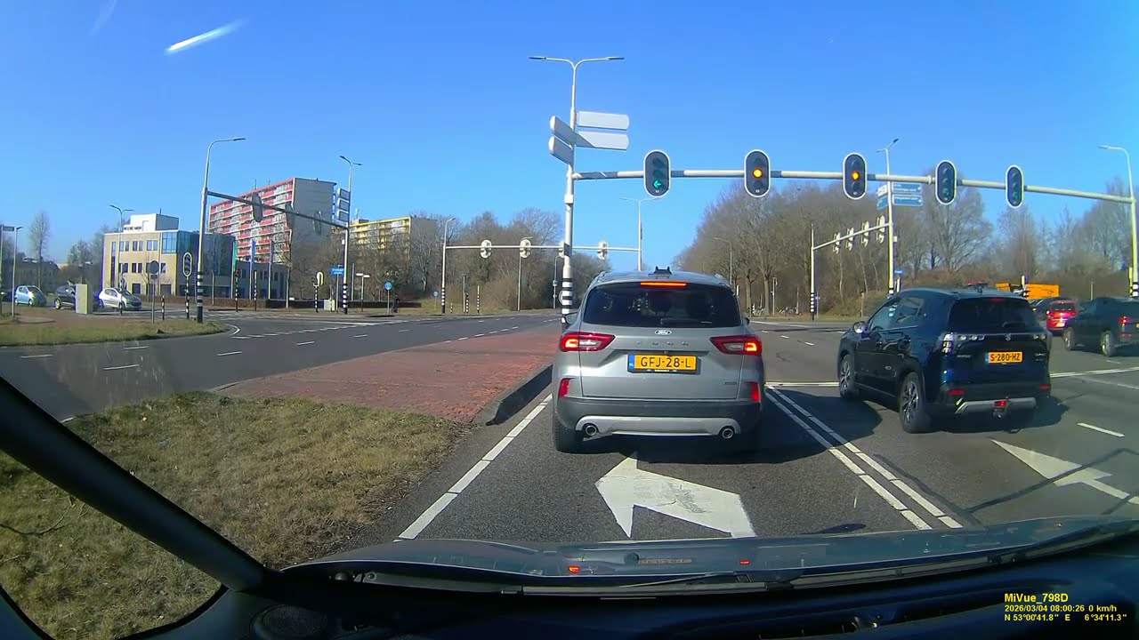 Dashcam Assen Industrieweg Europaweg Groningerstraat Smetanalaan