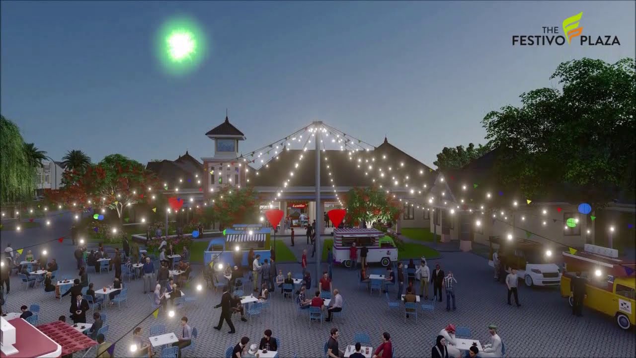 LUMION 8 ANIMATION : FESTIVO PLAZA  (SHORT VERSION)