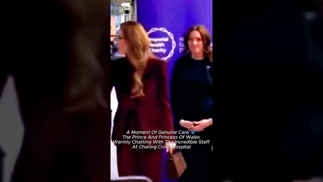 The Prince and Princess of Wales at Charing Cross Hospital 