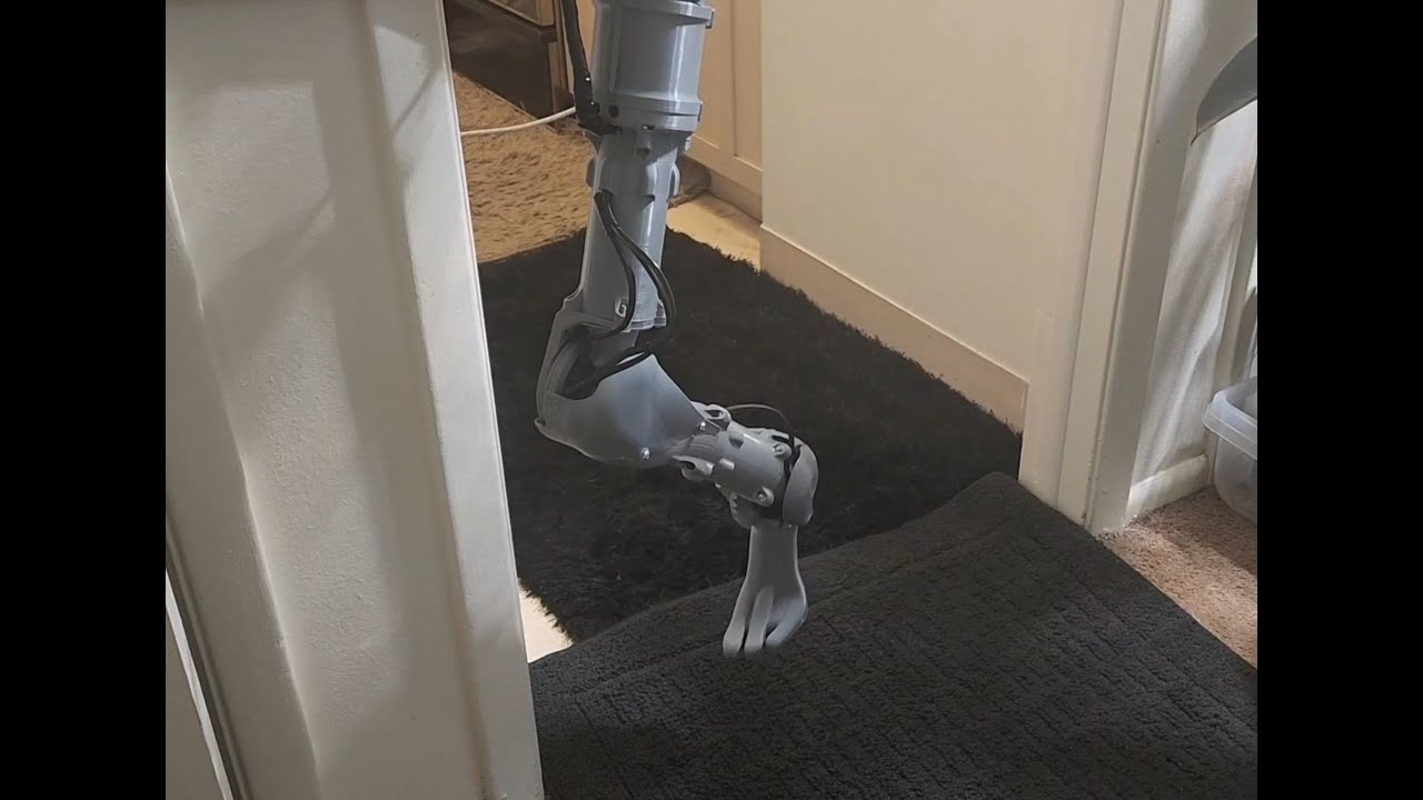 Humanoid Robot Leg Knee and Ankle Actuator Test