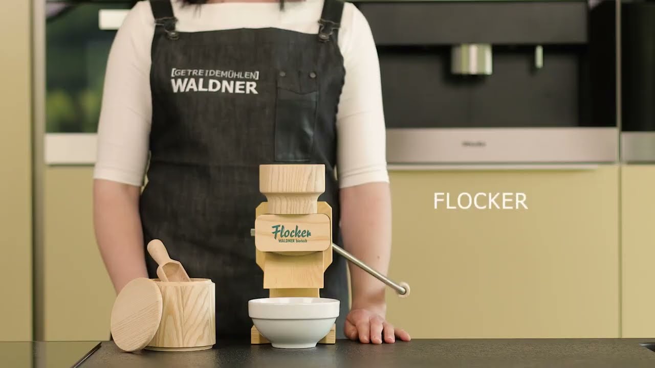 Waldner Flocker Manual Grain Flaker - Video by the Manufacturer