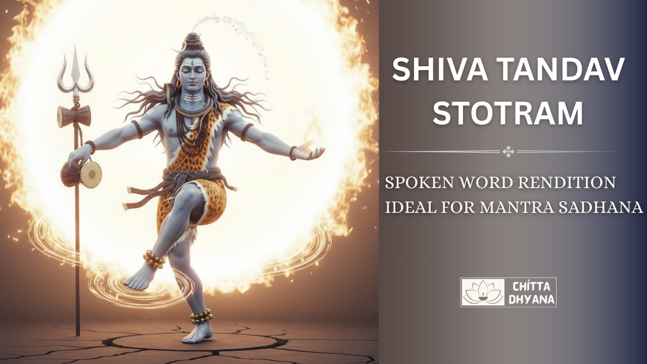 Shiv Tandav Stotram | Spoken Word Rendition | Mahadev Story Visuals | Mahashivratri | Chitta Dhyana