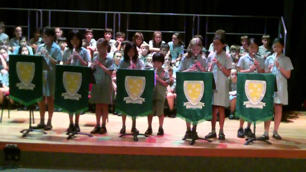 AIS Music Primary perform Silent Night on recorder