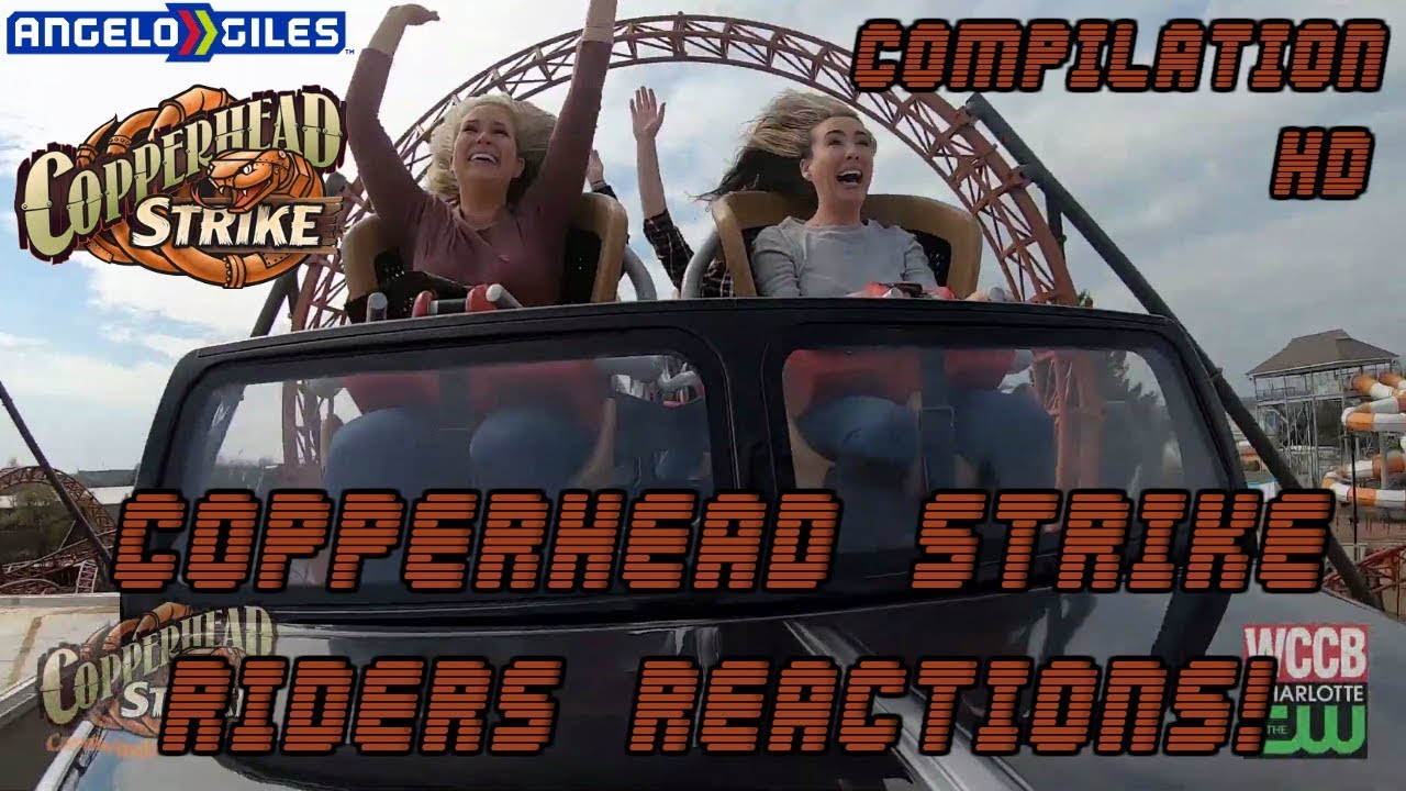 Copperhead Strike On Ride Reaction Compilation | HD |