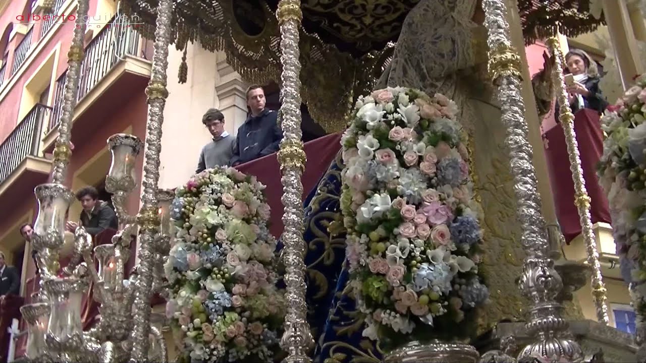 María Santísima de las Angustias Coronada(Hdad.Gitanos) por calle Francos(25.03.2016)