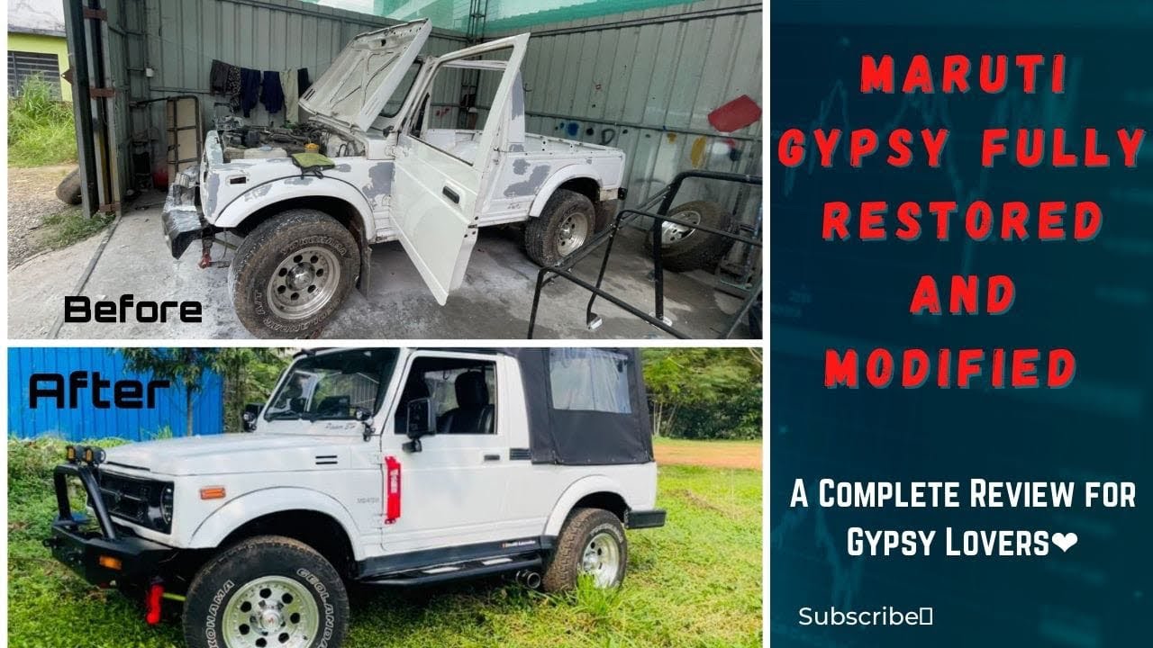 Maruthi Gypsy Fully Restored and Modified with  Luxurious Interior ❤️