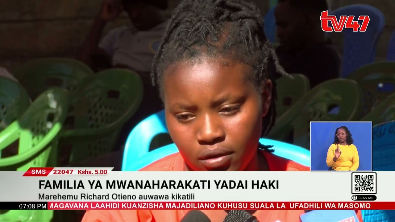 Familia Ya Mwanaharakati Molo President (Richard Otieno) Yadai Haki Ikilaumu Mbunge Kimani Kuria