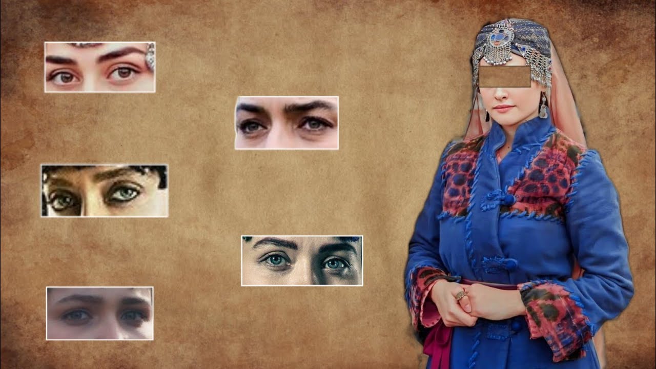 Wrong eyes puzzle with Ertugrul ghazi female actress | halima sultan, aslehan, hafsa, selcan hatun..