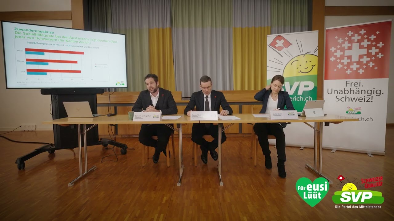 SVP Kanton Zürich - Pressekonferenz - 23. Februar 2026