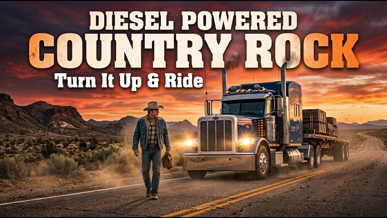 Texas Highway Country 🔥 Best Country Rock Songs for Truck Drivers & Open Roads