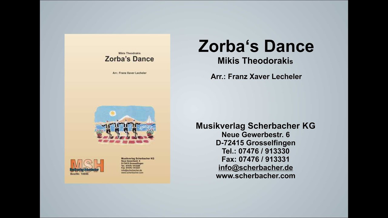 Zorbas Dance - Mikis Theodorakis.