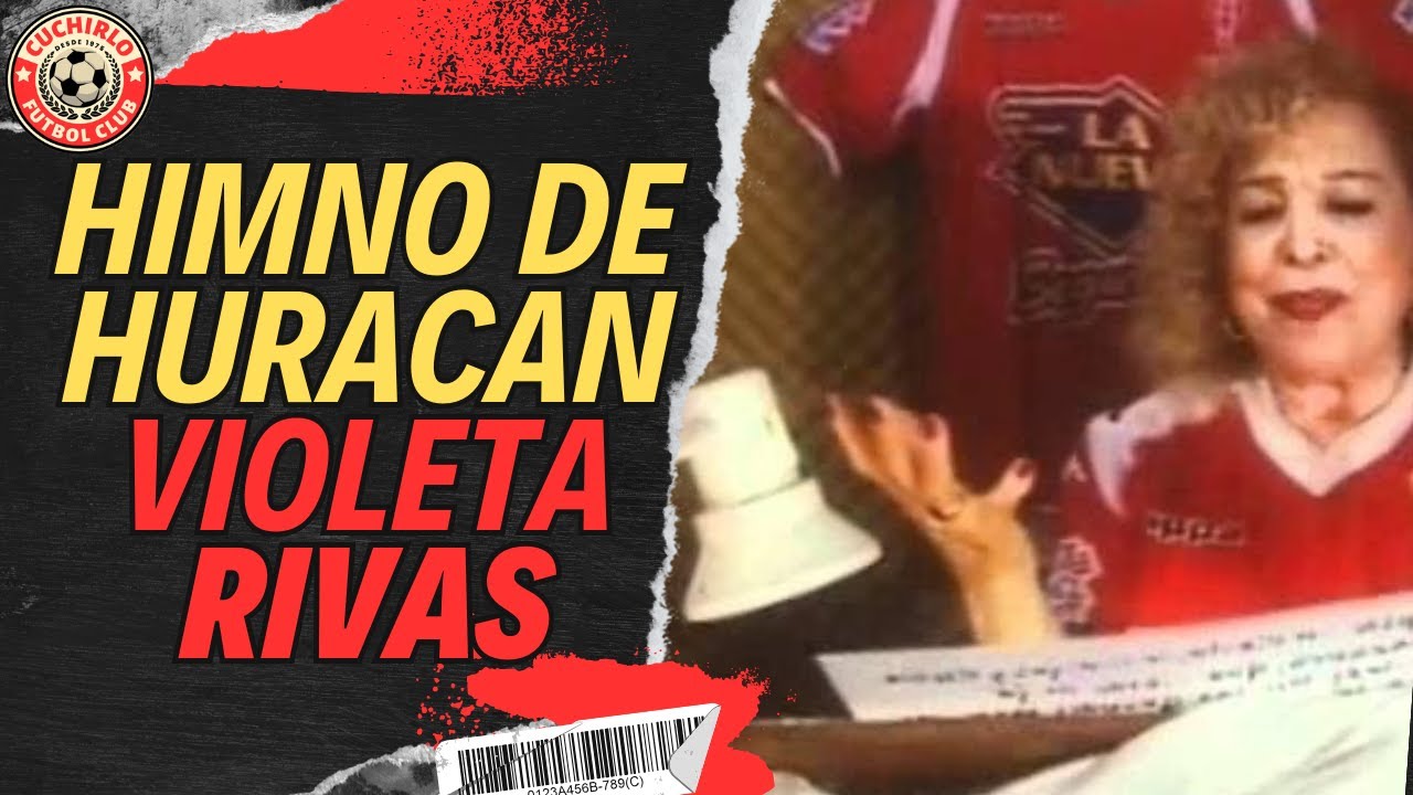 🎈 HIMNO del CLUB ATLETICO #HURACAN - VIOLETA RIVAS