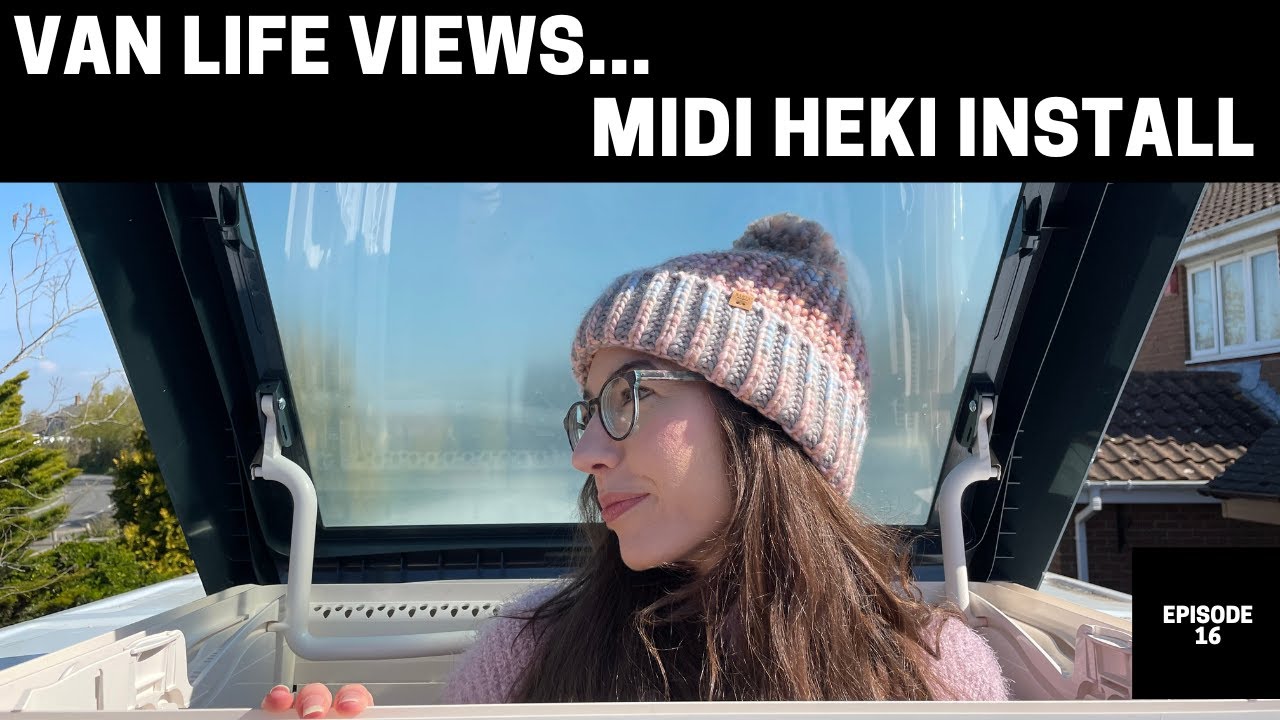 Dometic Midi Heki Skylight Install for Van Life Views  | Mercedes Vario Minibus Conversion Ep.16