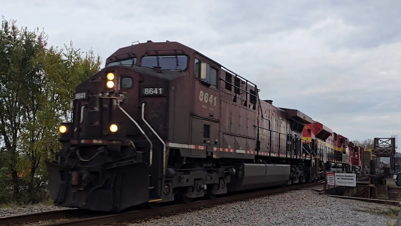 CPKC crossing the Black River in La Crosse, WI 