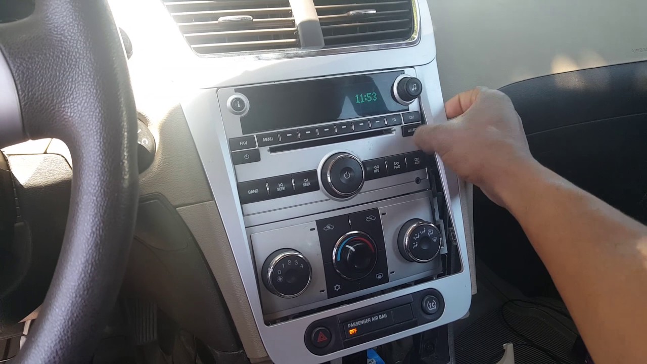 2008-2012 Chevrolet Malibu Как легко снять радио своими руками HD!!