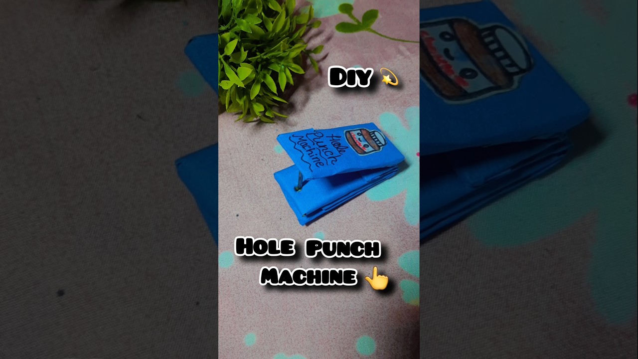 DIY hole punch machine🪛..