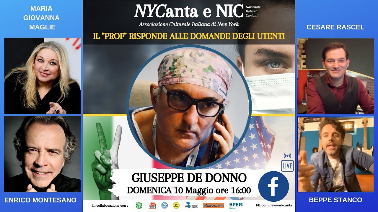 Prof. Giuseppe De Donno - DIRETTA INTEGRALE - Maria Giovanna Maglie, Enrico Montesano, NYCANTA, NIC