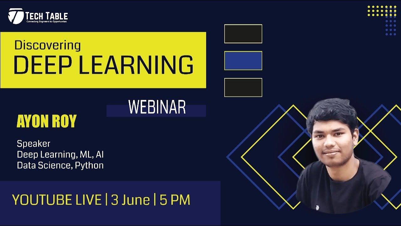 Ayon Roy | Live session on Discovering #Deep_Learning | TechTable T20 career
