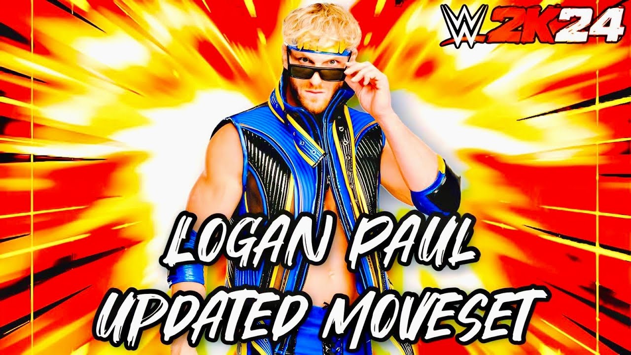 WWE 2K24 | Logan Paul Updated Moveset + Realistic Base Superstar Settings