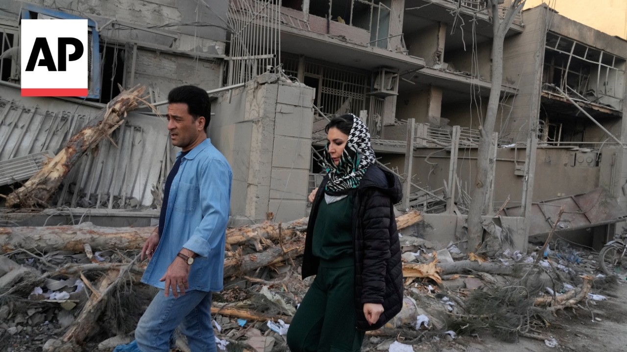 Scene in Tehran as buildings reduced to rubble after Israel and US strikes