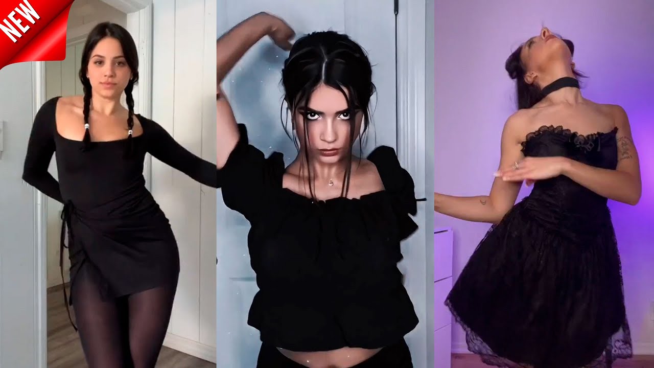 Dance With My Hands Sped Up - New Wednesday Adams Dance TikTok Compilation 2023 #dance #wednesday