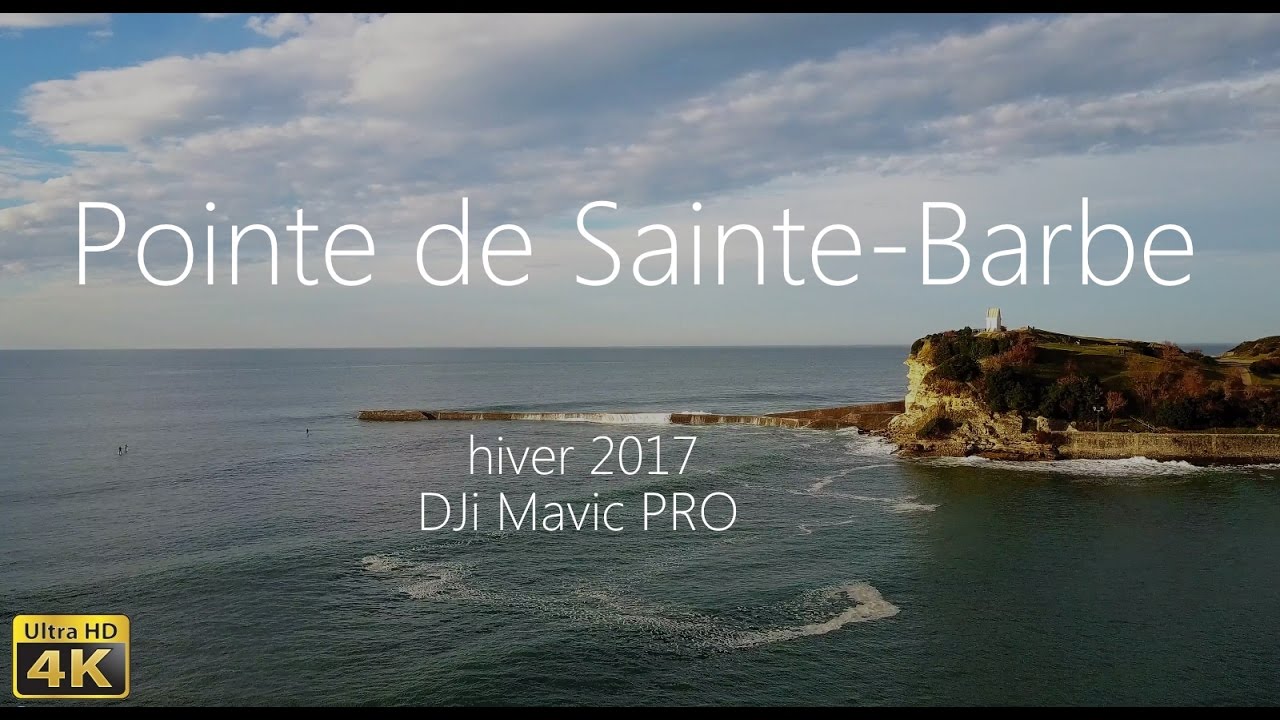 pointe de Sainte Barbe à Saint Jean de Luz - DJi Mavic Pro
