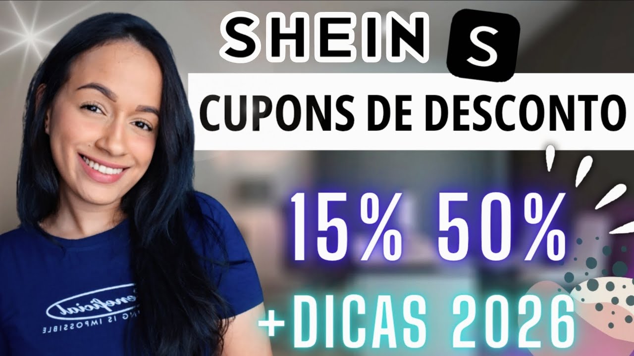 6 CUPONS SHEIN PRA USAR EM FEVEREIRO 10% 15% 50% FUNCIONANDO 2026