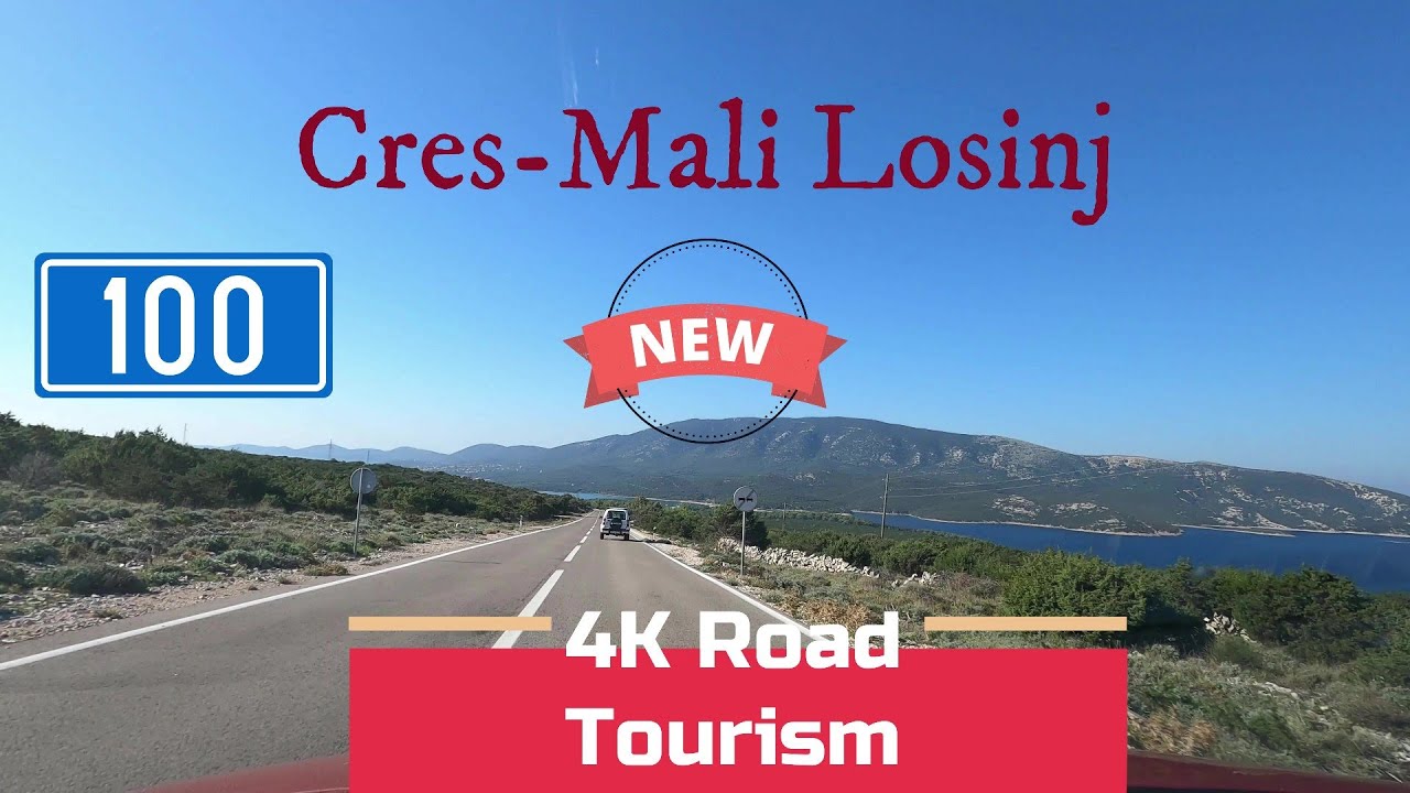 Driving in Croatia from Cres to Mali Losinj
