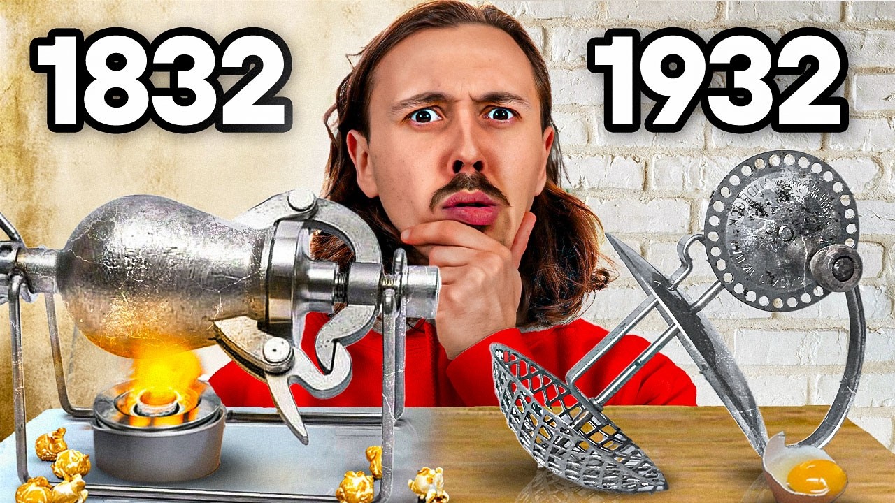 Je teste 100 ans de vieux gadgets de cuisine