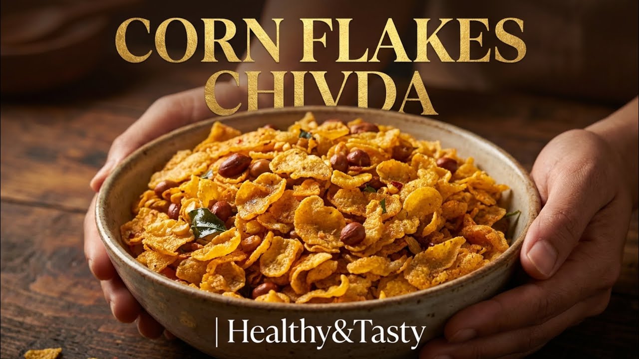 Corn Flakes Chivda | Healthy & Tasty Evening Snack | Easy Recipe#youtube Punekars kitchen 