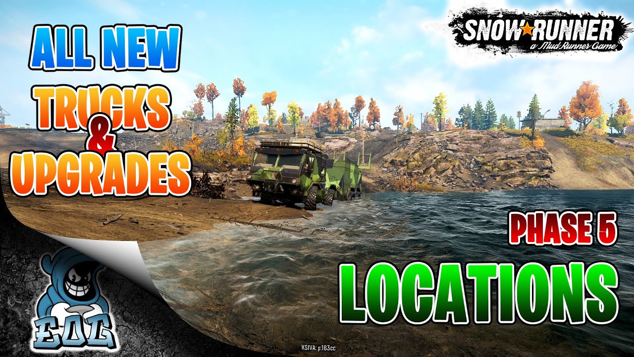 Snowrunner All New Trucks & Upgrades Locations (Phase 5 DLC)