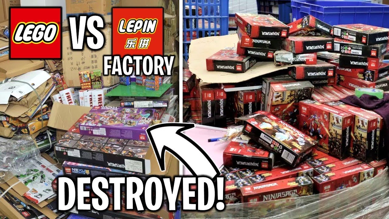Chińska policja zniszczyła fabrykę LEPIN! Zniszczono podr&oacute;bki zestaw&oacute;w LEGO za 30 milion&oacute;w dolar&oacute;w!
