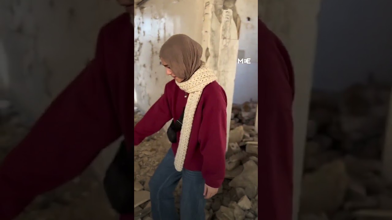 &lsquo;This was the living room of our house&rsquo; Syrian returns to her destroyed house in Homs