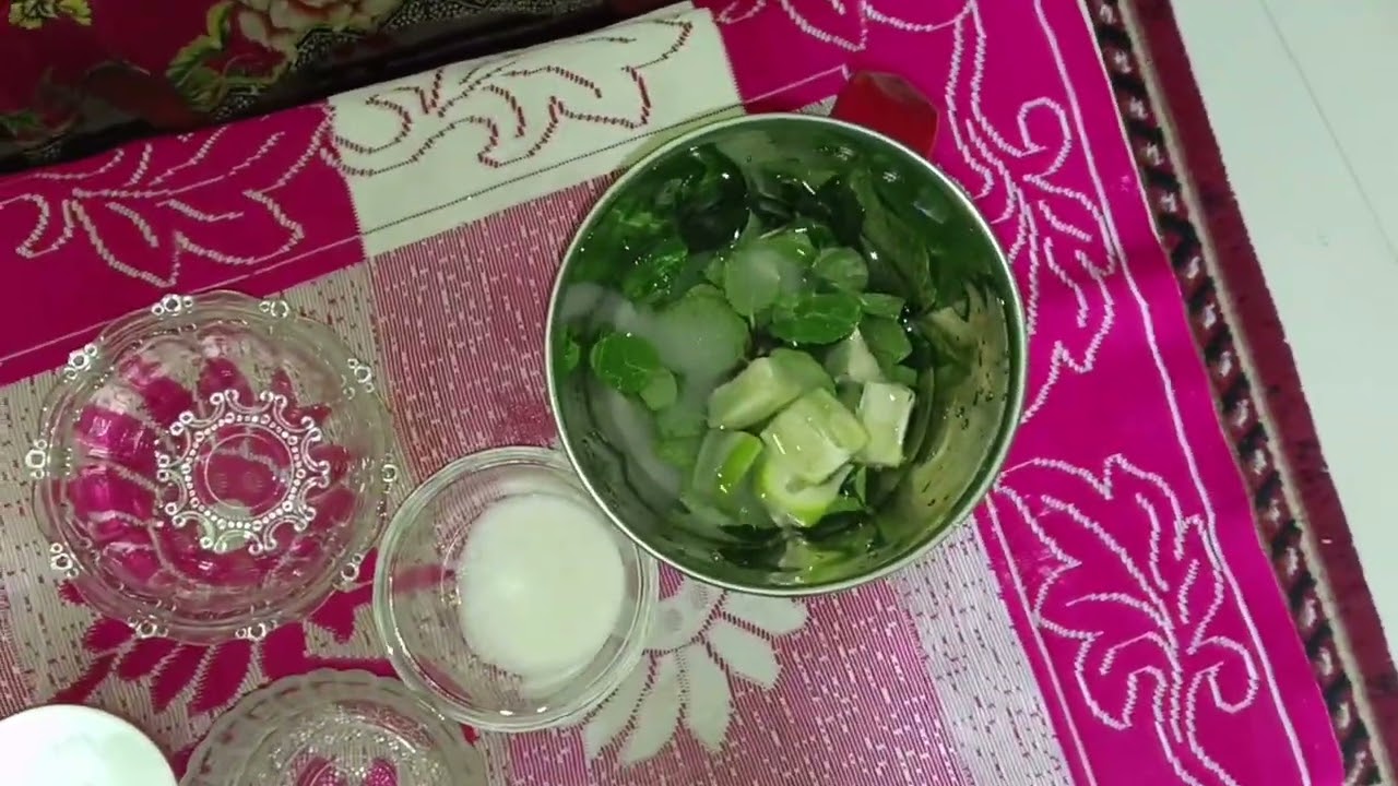 ইফতার লেবু পুদিনা পাতার শরবত