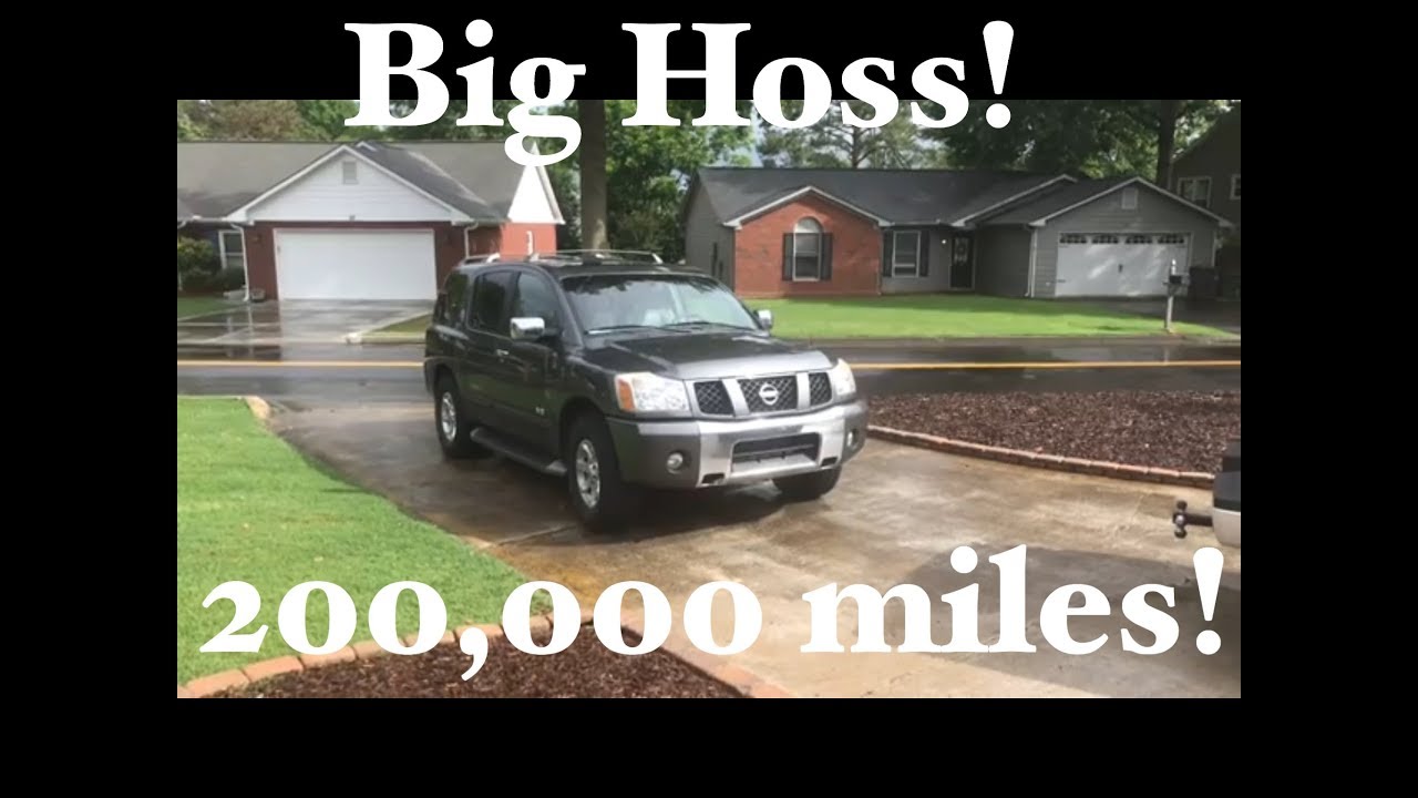 Обновление 2005 Nissan Armada SE внедорожный 5.6 v8 тест-драйв от первого лица 0-60 rip