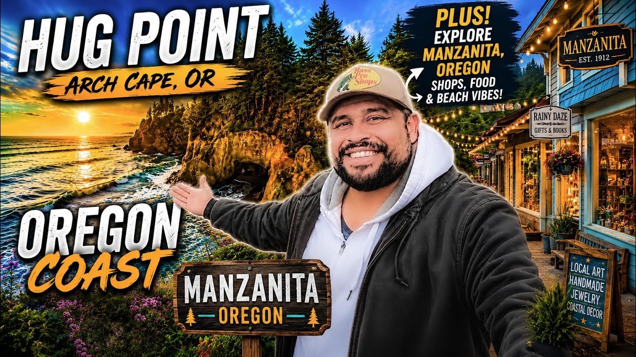 Hug Point in Arch Cape, Oregon and Exploring Manzanita, Oregon | Oregon Coast Advenures